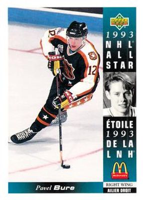 1993 Upper Deck McDonald's NHL All-Stars #McD-02 Base