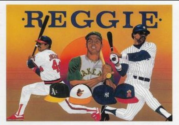 1993 Upper Deck #9 5th Anniversary Baseball Heroes: Reggie Jackson Jumbo /10000