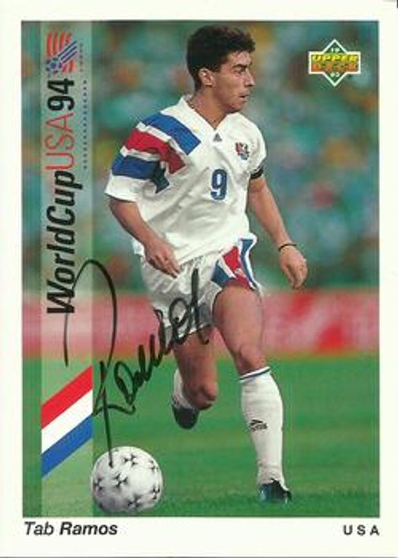 1993 Upper Deck World Cup Preview (English/Spanish) #9 USA Autographed Factory