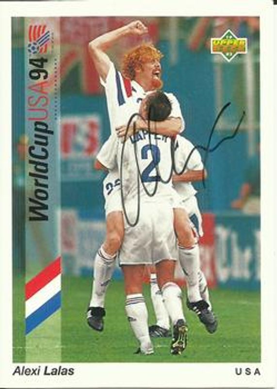 1993 Upper Deck World Cup Preview (English/Spanish) #22 USA Autographed Factory