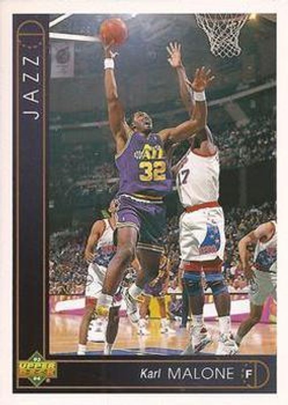 Karl Malone 1993 Upper Deck Golden Grahams (Portuguese) #30 Base RAW