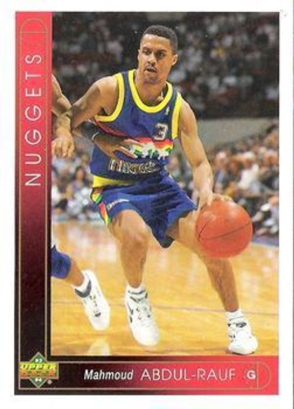 Mahmoud Abdul-Rauf 1993 Upper Deck Golden Grahams (Portuguese) #25 Base RAW