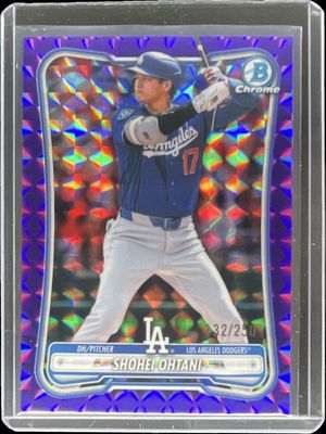 2026 Bowman Chrome #100 Purple Geometric Refractor /250