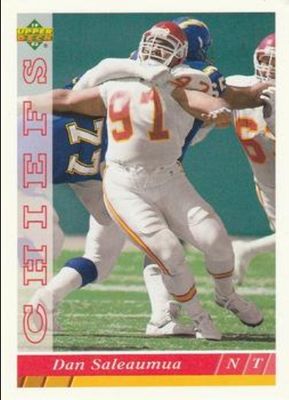 1993 Upper Deck Kansas City Chiefs #KC8 Base