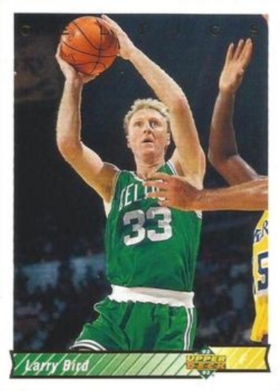 Larry Bird 1992 Upper Deck #33ab Base RAW