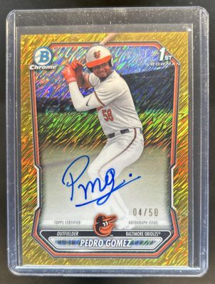 2026 Bowman Chrome #CPA-PG Chrome Prospect Autographs - Gold Shimmer Refractor /50 (1st)