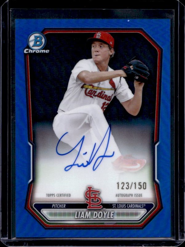 2026 Bowman Chrome #CPA-LD Chrome Prospect Autographs - Blue Refractor /150