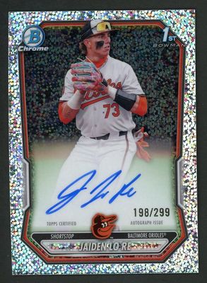 2026 Bowman Chrome #CPA-JLO Chrome Prospect Autographs - Speckle Refractor /299 (1st)