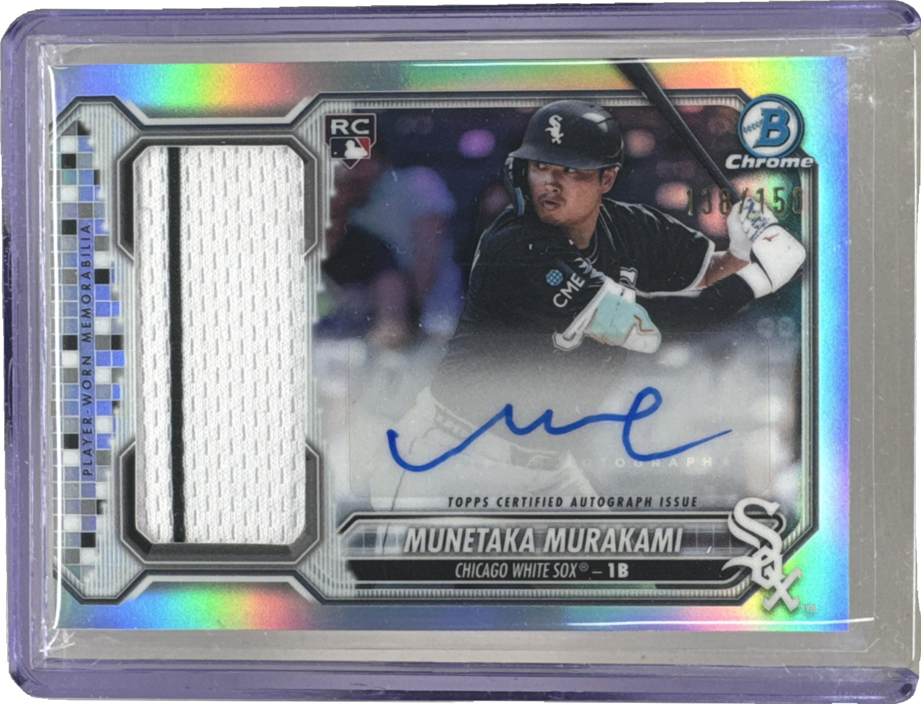 Munetaka Murakami 2026 Bowman Chrome #JCAR-MM Jumbo Chrome Autographs ...