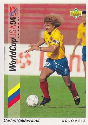 196★サッカー★carlos valderrama★prostars 196☆サッカー☆carlos valderrama☆prostars WC '94 Colombia