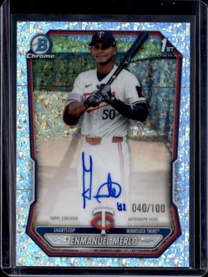 2026 Bowman Chrome #CPA-EMER Chrome Prospect Autographs - Mini-Diamond Refractor /100 (1st)