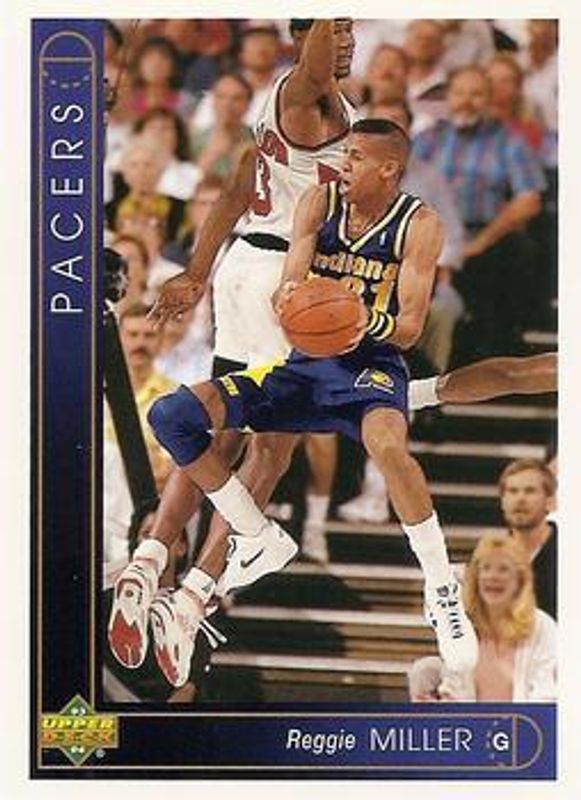 Reggie Miller 1993 Upper Deck Golden Grahams (Italian) #21 Base RAW