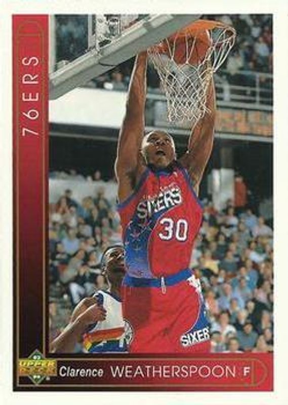 Clarence Weatherspoon 1993 Upper Deck Golden Grahams (Italian) #39 Base RAW