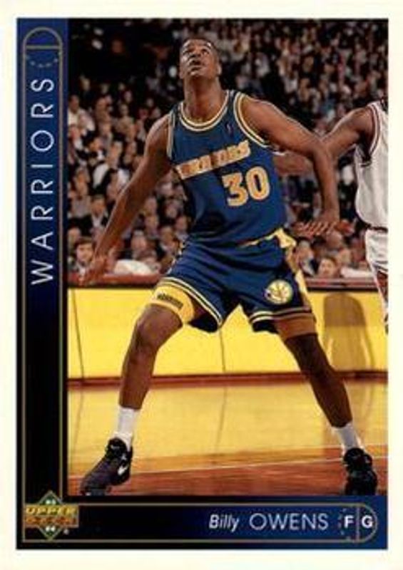 Billy Owens 1993 Upper Deck Golden Grahams (Italian) #3 Base RAW