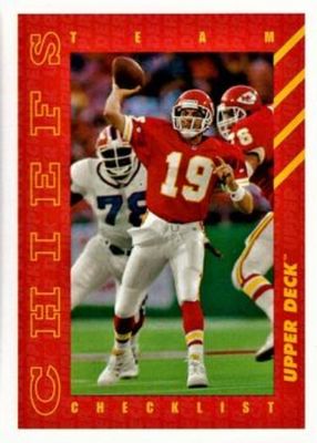 1993 Upper Deck Kansas City Chiefs #KC25 Base