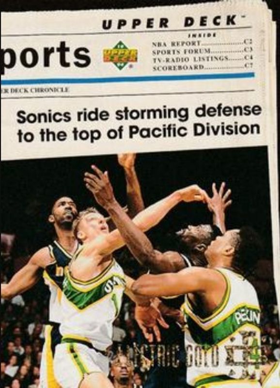 1993 Upper Deck Special Edition #223 Electric Court Gold