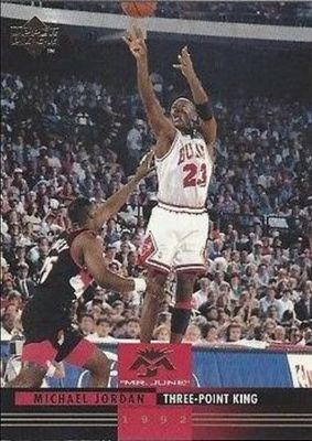 1993 Upper Deck #MJ5 Michael Jordan Mr. June