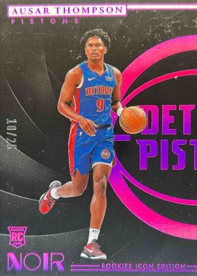 2023 Noir #183 Rookies Icon Edition - Holo Red /25