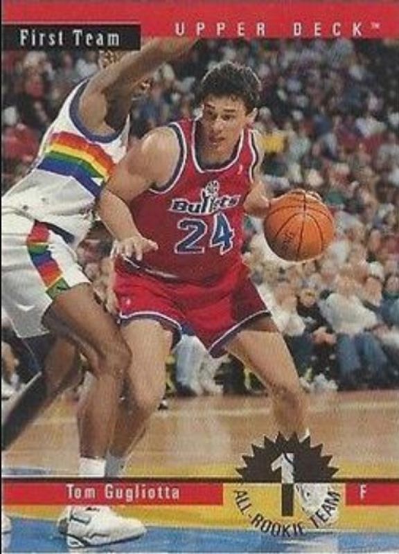 Tom Gugliotta 1993 Upper Deck #AR4 All Rookie RAW
