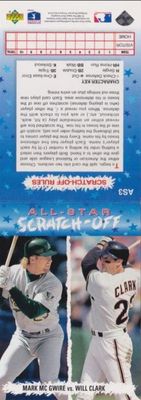 1993 Upper Deck Fun Pack #AS3 All Star Scratch Off