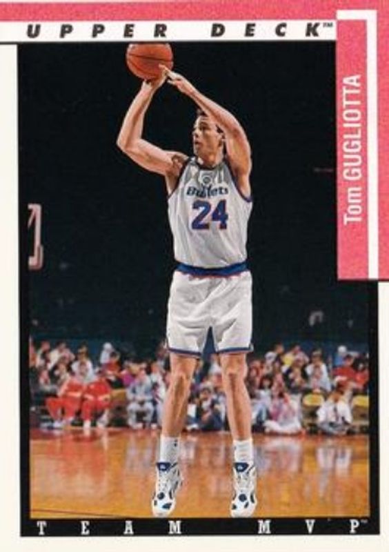 Tom Gugliotta 1993 Upper Deck #TM27 Team MVP RAW