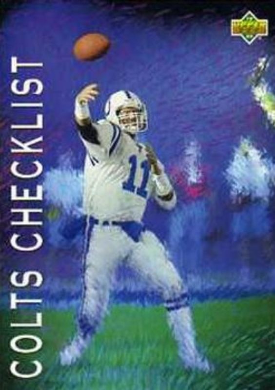 Checklist 1993 Upper Deck #72 Base RAW