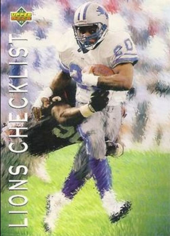 Checklist 1993 Upper Deck #80 Base RAW