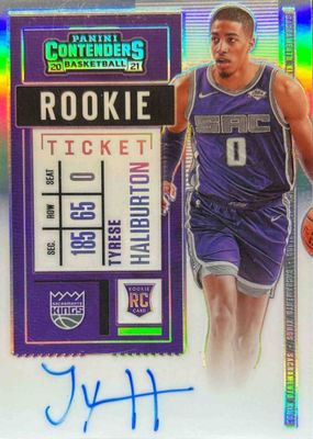 2020 Contenders #129 Rookie Ticket Auto (Purple Jersey)