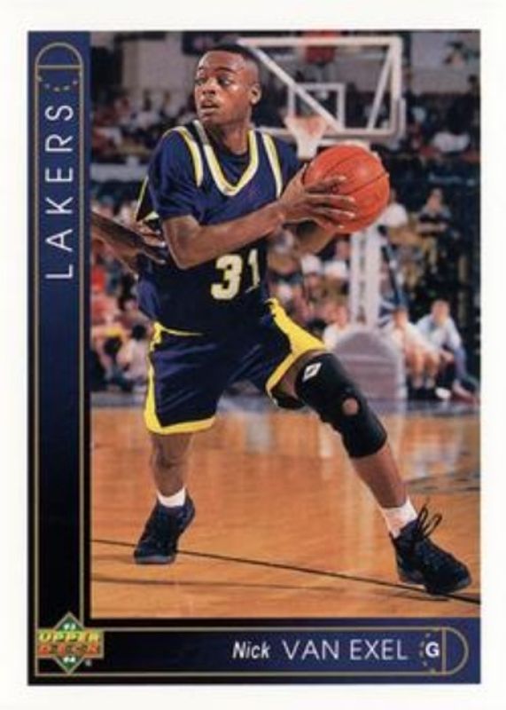 Nick Van Exel 1993 Upper Deck #162 Base Rookie RAW
