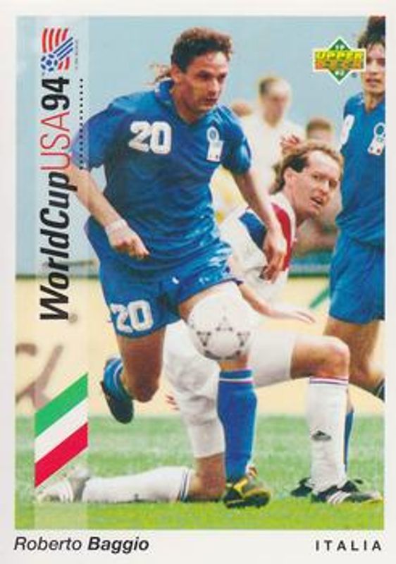 1995 OFFICIAL FOOTBALL CARDS バッジョ 1995 OFFICIAL FOOTBALL CARDS バッジョ Roberto Baggio Soccer
