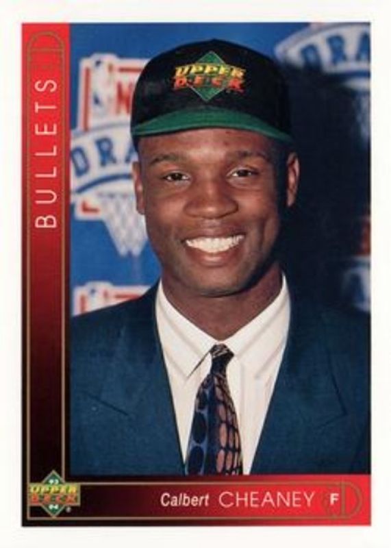 Calbert Cheaney 1993 Upper Deck #164 Base Rookie RAW