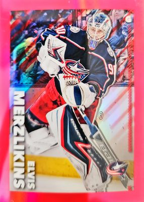 2022 Topps Chrome NHL Sticker Collection #149 Red Refractor /5