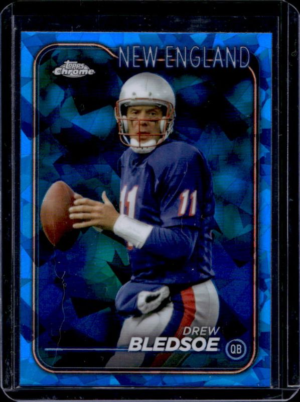 Drew Bledsoe 2024 Topps Chrome Sapphire Edition #122 Base RAW