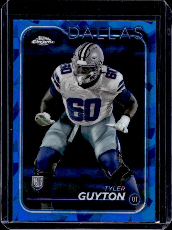 Tyler Guyton 2024 Topps Chrome Sapphire Edition #299 Base Rookie RAW