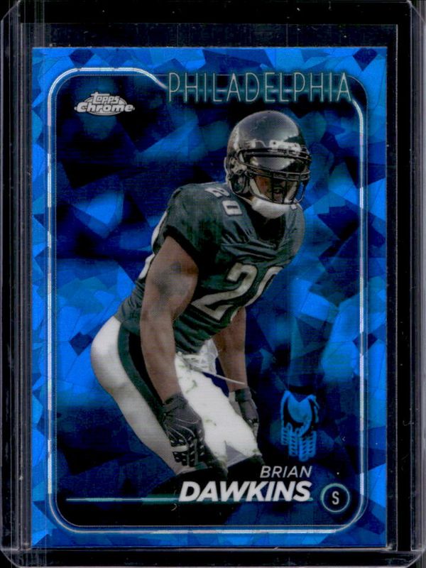 Brian Dawkins 2024 Topps Chrome Sapphire Edition #155 Base RAW