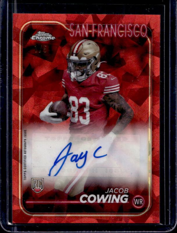 2024 Topps Chrome Sapphire Edition #RA-JC Rookie Autographs - Red /5