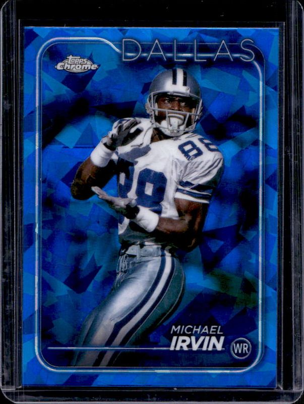 Michael Irvin 2024 Topps Chrome Sapphire Edition #36 Base RAW