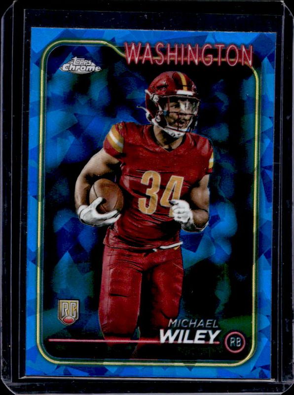 Michael Wiley 2024 Topps Chrome Sapphire Edition #300 Base RAW