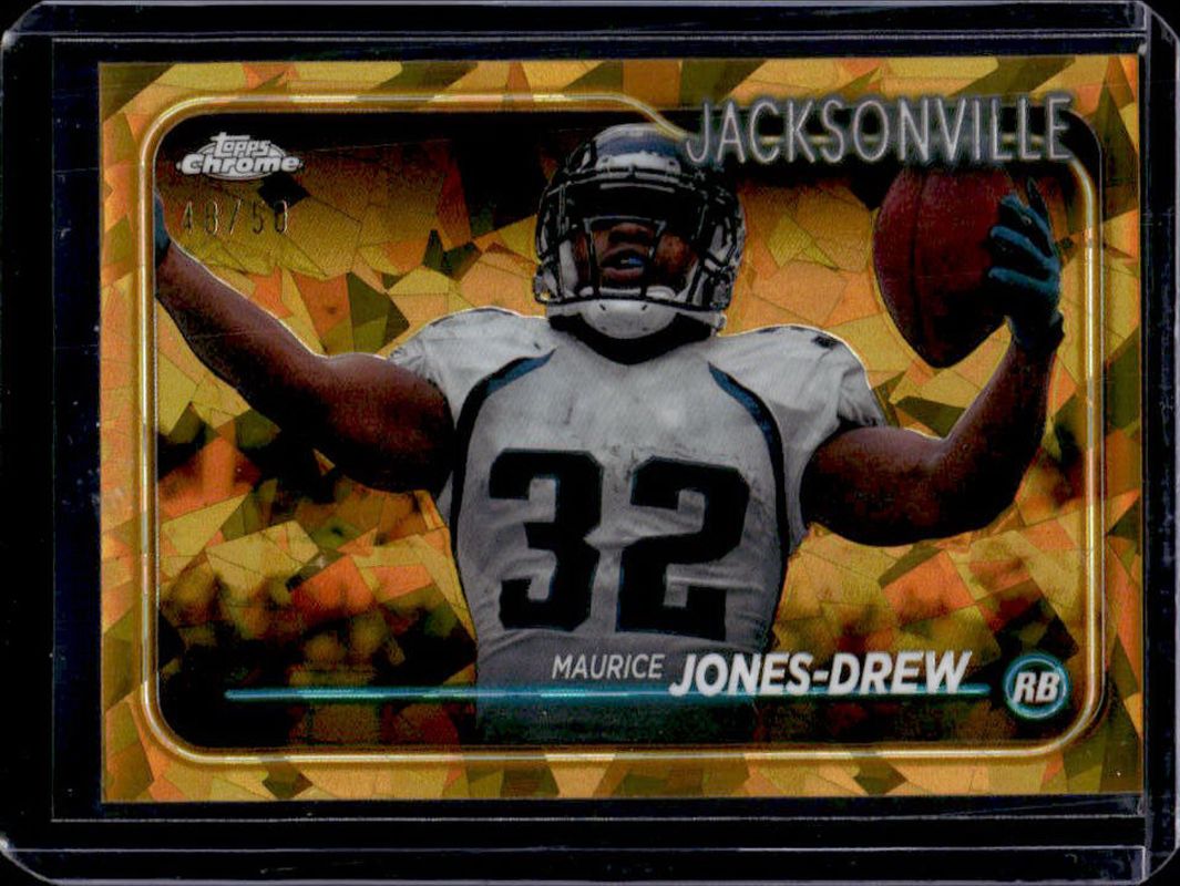 Maurice Jones-Drew 2024 Topps Chrome Sapphire Edition #91 Gold /50 RAW