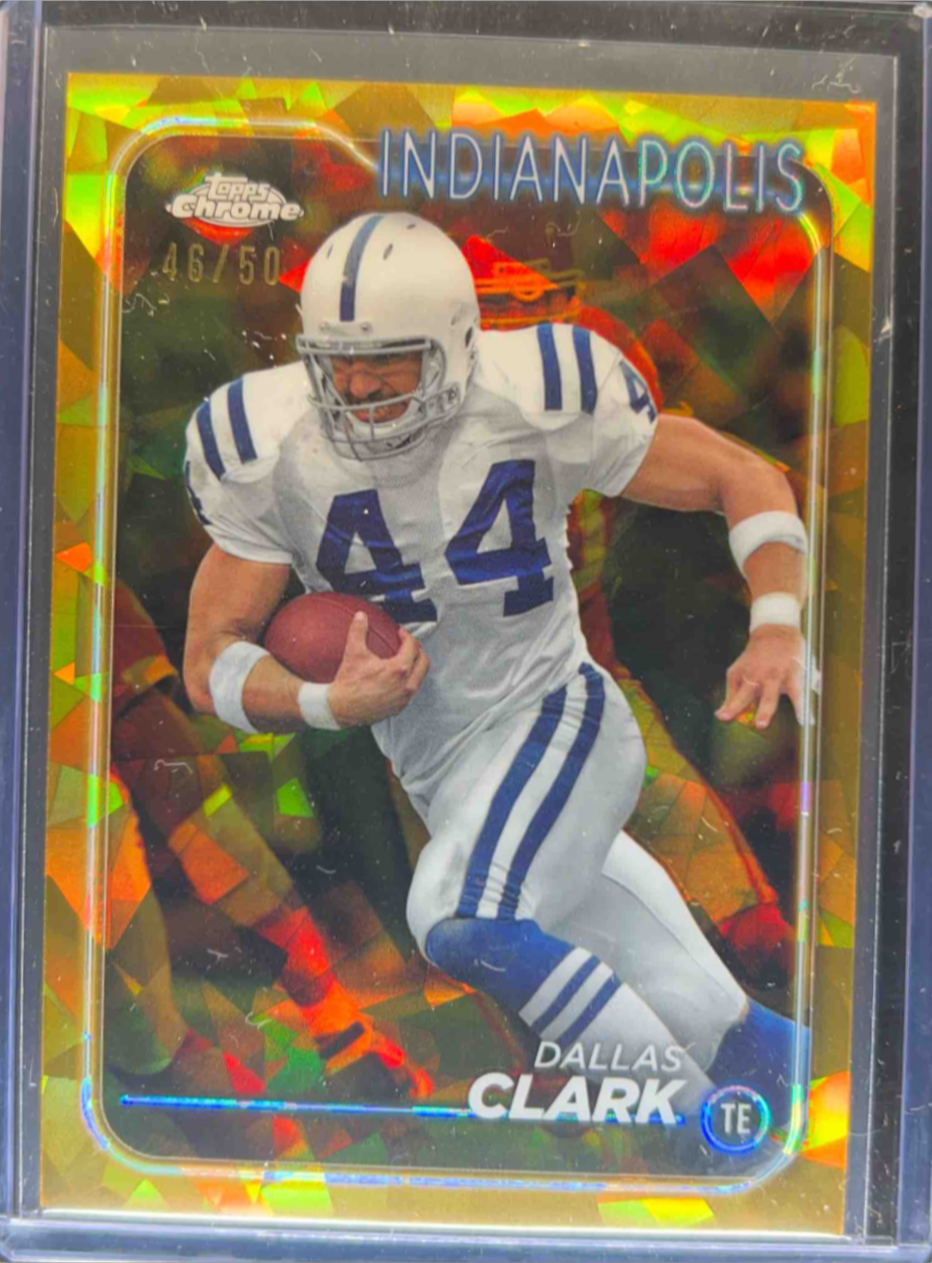 Dallas Clark 2024 Topps Chrome Sapphire Edition #88 Gold /50 Price ...