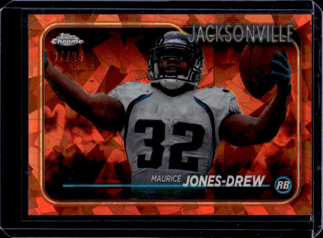Maurice Jones-Drew 2024 Topps Chrome Sapphire Edition #91 Orange /25 RAW