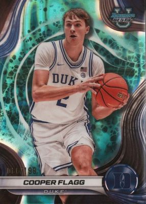 2024 Bowman Best University #16 Aqua Lava Refractor /199