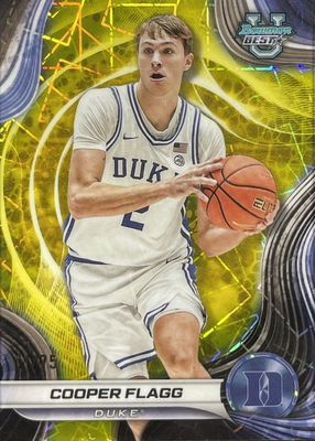 2024 Bowman Best University #16 Yellow Lazer Refractor /75