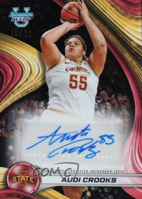 2024 Bowman Best University #B24-AC Best of 2024 Autographs - Black Refractor /10