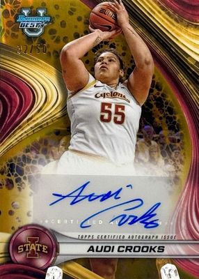 2024 Bowman Best University #B24-AC Best of 2024 Autographs - Gold Refractor /50