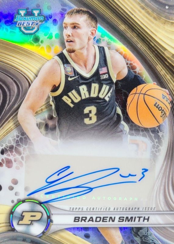 2024 Bowman Best University #B24-BS Best of 2024 Autographs - Refractor