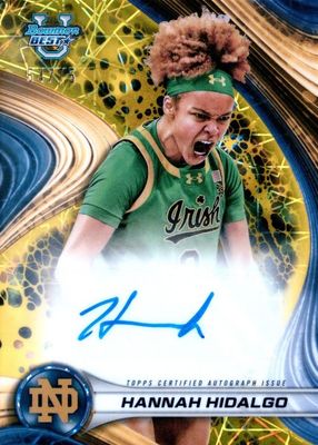 2024 Bowman Best University #B24-HH Best of 2024 Autographs - Yellow Lazer Refractor /75