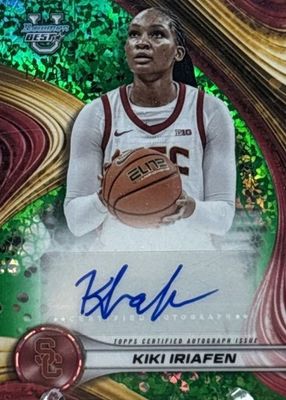 2024 Bowman Best University #B24-KI Best of 2024 Autographs - Green Mini-Diamond Refractor /99