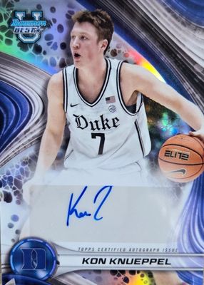 2024 Bowman Best University #B24-KKN Best of 2024 Autographs - Refractor