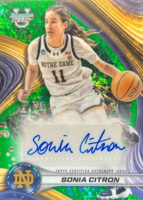 2024 Bowman Best University #B24-SC Best of 2024 Autographs - Green Mini-Diamond Refractor /99